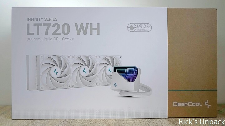 【開箱】簡約潔白無限鏡水冷 | DEEPCOOL LT720 WHITE