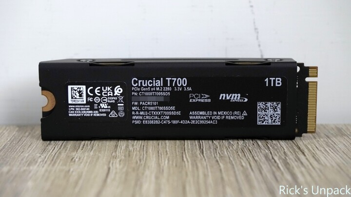 【開箱】全球真正首款Gen5 SSD｜Micron Crucial T700 Gen5 SSD 1TB