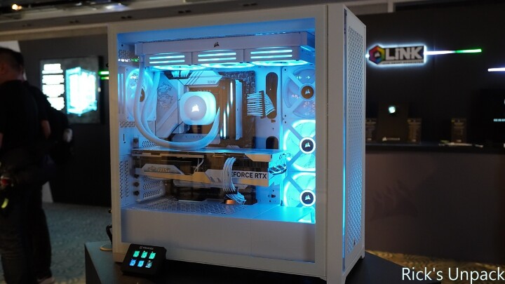 【開箱】海盜船串接風扇 裝機更方便｜CORSAIR iCUE LINK H100i RGB &amp; QX120 RGB FANS