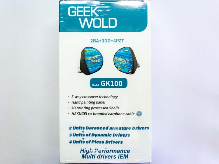 [開箱] GEEK WOLD GK100 圈鐵陶瓷九單元耳機