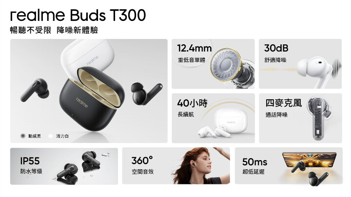 圖說：realme Buds T300規格全面提升，為降噪耳機市場帶來新選擇。.jpg