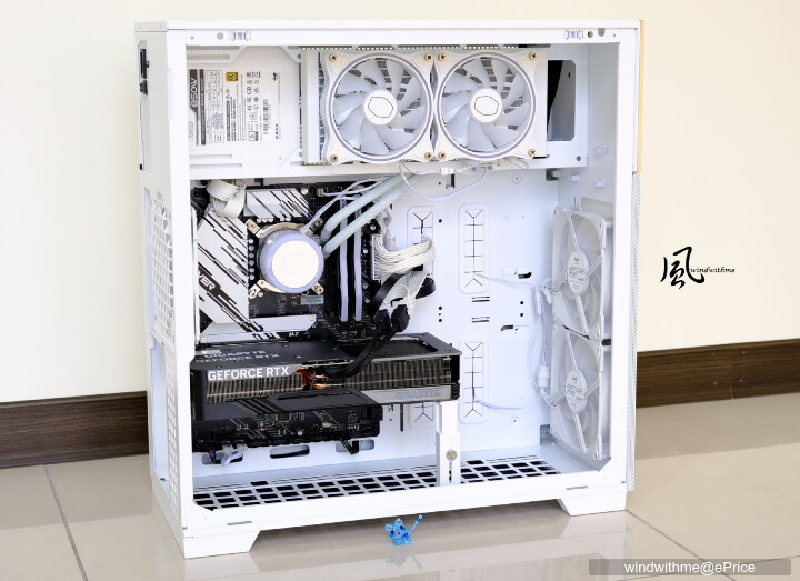 BIOSTAR B760MZ-E PRO搭載Intel Core i5-14500實測與InWin F5白色機殼開箱