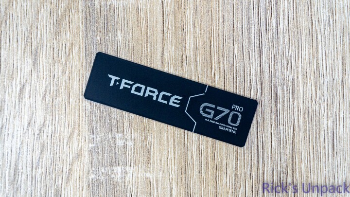 【開箱】自帶石墨烯散熱片的頂速Gen4 SSD | T-FORCE G70 PRO PCIe Gen4 SSD