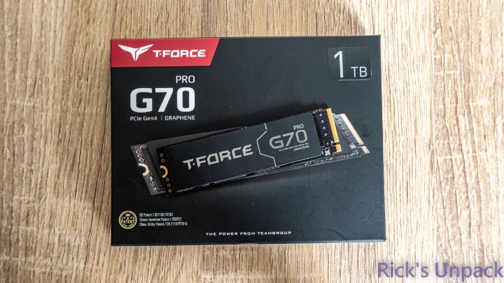 【開箱】自帶石墨烯散熱片的頂速Gen4 SSD | T-FORCE G70 PRO PCIe Gen4 SSD