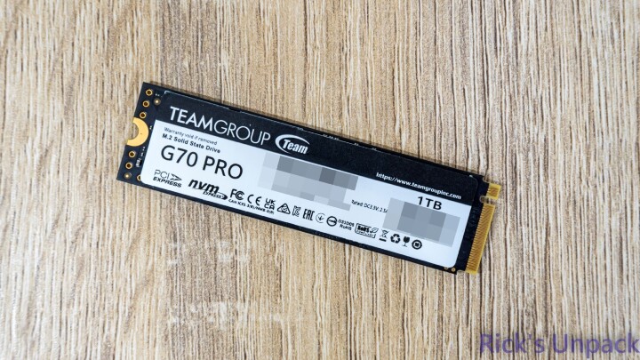 【開箱】自帶石墨烯散熱片的頂速Gen4 SSD | T-FORCE G70 PRO PCIe Gen4 SSD