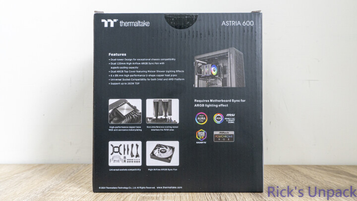 【開箱】黑化塔散與RGB的結合 | Thermaltake ASTRIA 600 ARGB