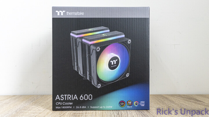 【開箱】黑化塔散與RGB的結合 | Thermaltake ASTRIA 600 ARGB