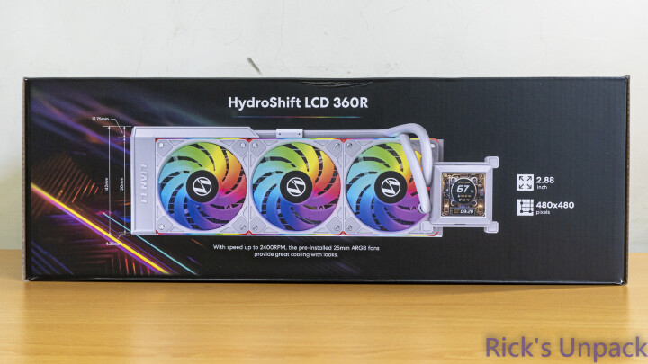 【開箱】走線最特殊的水冷 | LIAN LI HydroShift LCD 360R WHITE