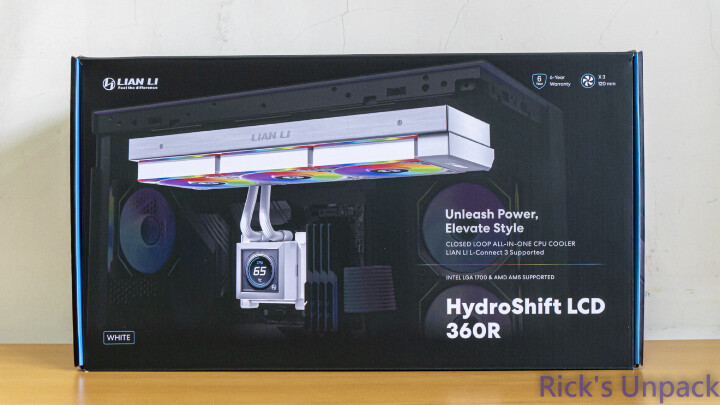 【開箱】走線最特殊的水冷 | LIAN LI HydroShift LCD 360R WHITE