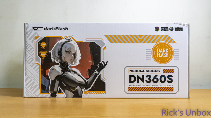 【開箱】冰炫風降溫效果的&quot;冰旋峰&quot;水冷 | darkFlash DN360S 冰旋峰 LCD WHITE