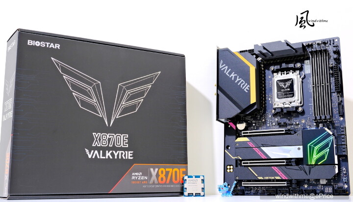 AMD Ryzen 9 9900X搭載BIOSTAR X870E VALKYRIE實測