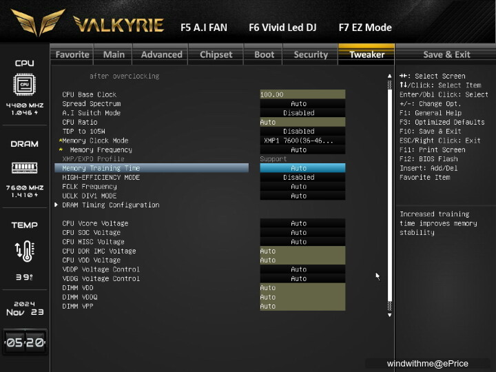 AMD Ryzen 9 9900X搭載BIOSTAR X870E VALKYRIE實測