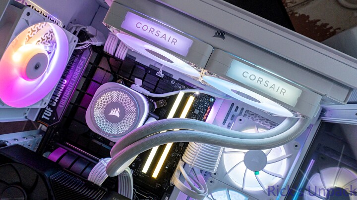 【開箱】賊船新研發水泵與iCUE LiNK風扇 | CORSAIR iCUE LiNK TITAN 240 RX RGB WHITE