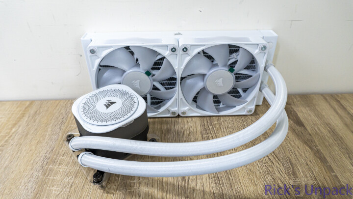 【開箱】賊船新研發水泵與iCUE LiNK風扇 | CORSAIR iCUE LiNK TITAN 240 RX RGB WHITE