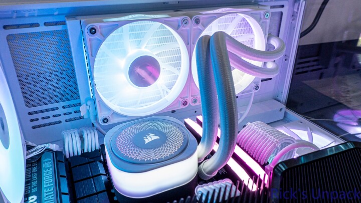 【開箱】賊船新研發水泵與iCUE LiNK風扇 | CORSAIR iCUE LiNK TITAN 240 RX RGB WHITE