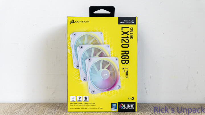 【開箱】iCUE LiNK新燈效風扇 | CORSAIR iCUE LiNK LX120 RGB WHITE FANS