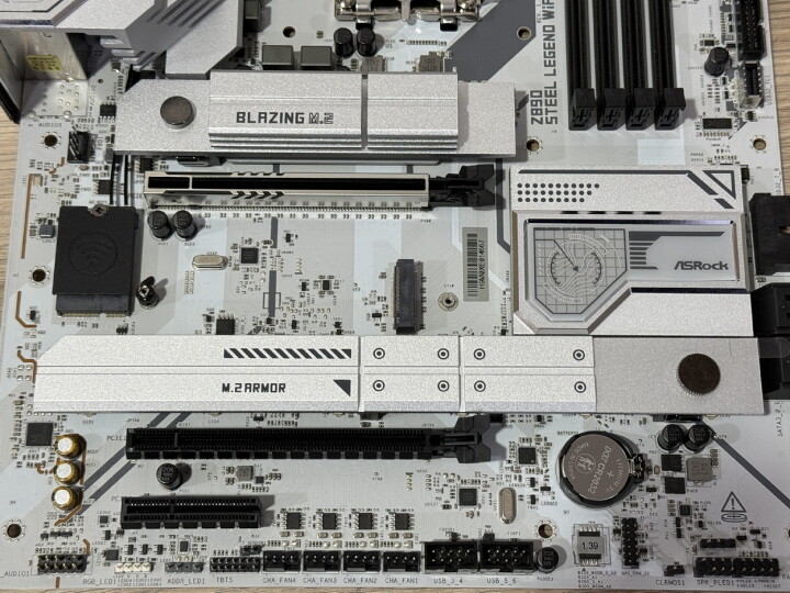 萬元首選 ASRock 華擎 Z890 Steel Legend WiFi 銀白 PCB 