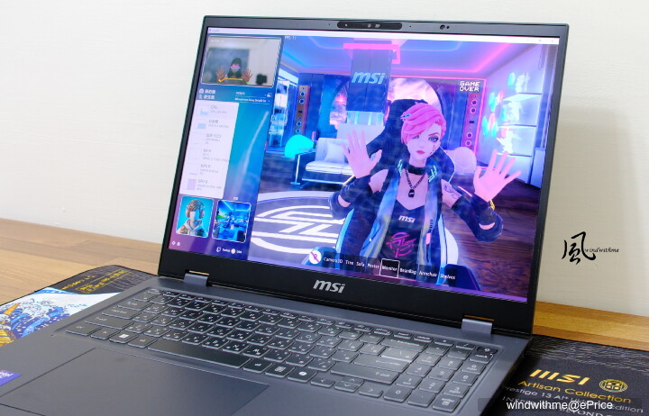 MSI Prestige 16 AI+ Evo商務筆電開箱與AI應用實測