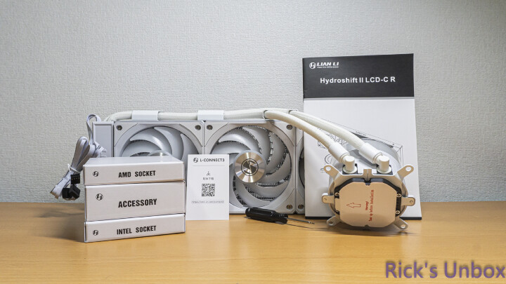 【開箱】連水冷都有三模連線 | LIAN LI HydroShift II LCD-C 360CL WHITE