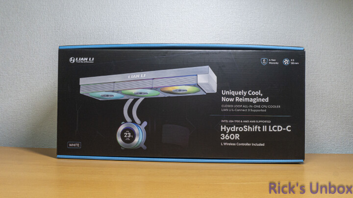 【開箱】連水冷都有三模連線 | LIAN LI HydroShift II LCD-C 360CL WHITE