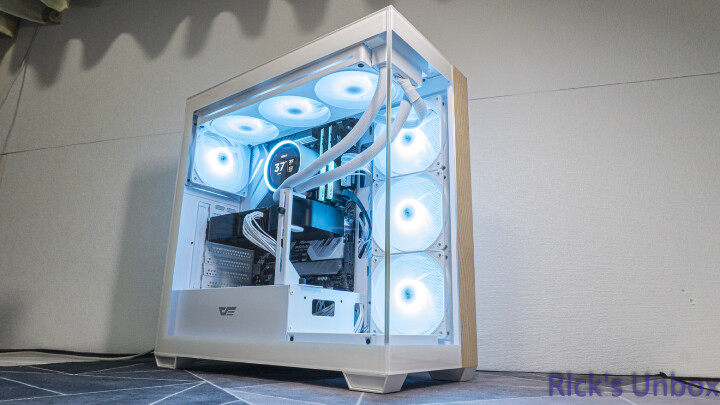 【開箱】平價實木海景殼 | darkFlash DS900 WOOD WHITE