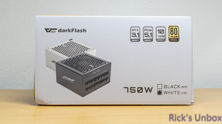 【開箱】大飛主流規格平價電源 | darkFlash PMT 750W WHITE