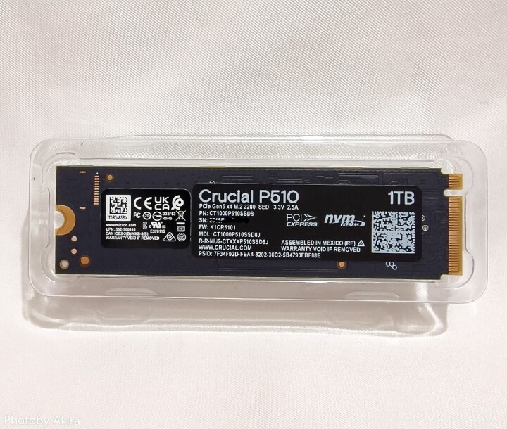 美光 Micron Crucial P510 1TB SSD - 高效能CP值首選