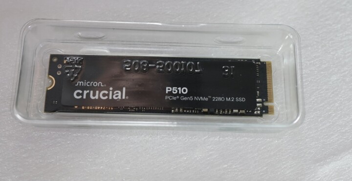 經過三年後 Gen 5 SSD 平價時代終於來臨 Micron Crucial P510