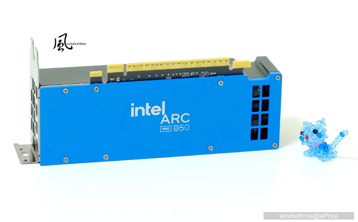 Intel Arc Pro B50 16GB入門級工作站兼具AI加速卡開箱實測