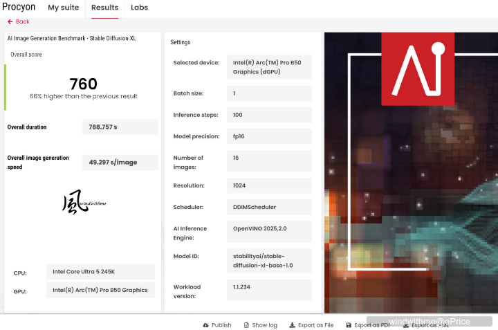 Intel Arc Pro B50 16GB入門級工作站兼具AI加速卡開箱實測