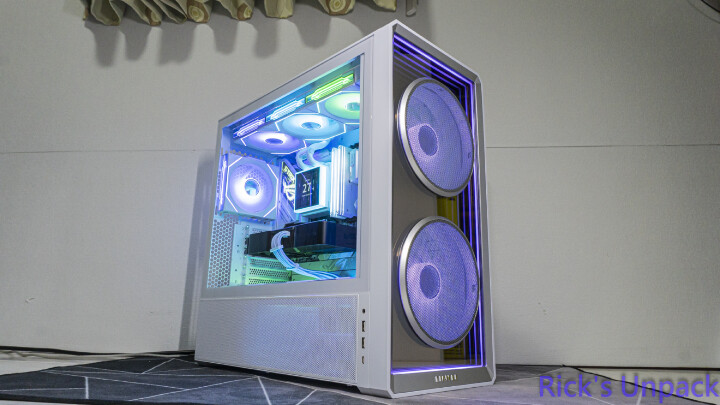 【開箱】新版走線特殊水冷 | LIAN LI HydroShift II LCD-S 360N WHITE