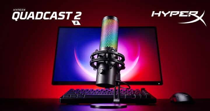 接班 QuadCast S 新世代 USB 玩家麥克風 HyperX QuadCast 2