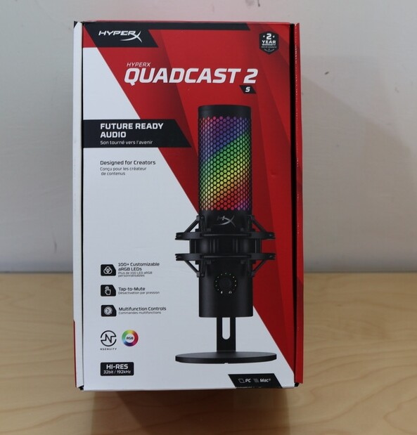 接班 QuadCast S 新世代 USB 玩家麥克風 HyperX QuadCast 2