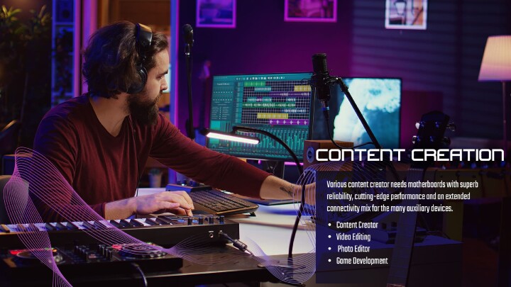 開箱 4K 有找CP取向創作者 M 板 B860M LiveMixer WiFi