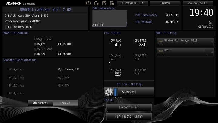 開箱 4K 有找CP取向創作者 M 板 B860M LiveMixer WiFi