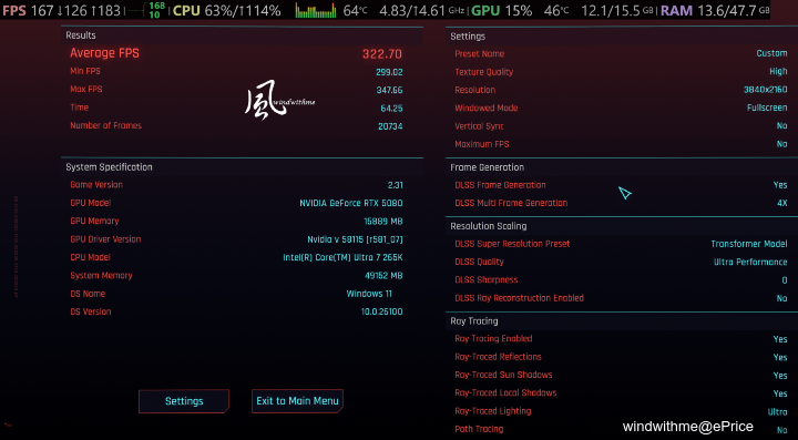 風冷實測！Intel U7 265K越級挑戰AMD R9 9900X搭載技嘉5080解析