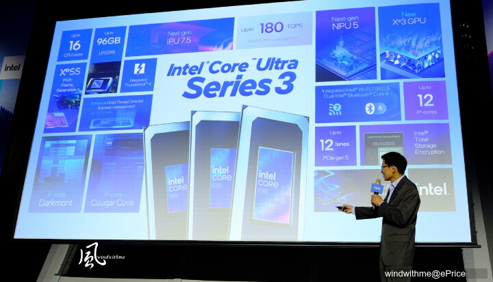 Intel展示最新Core Ultra生態系、系列3筆電與AI PC邊緣運算體驗會