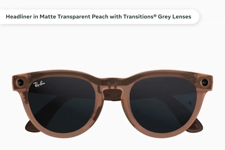 鎖定日常配戴需求！Ray-Ban Meta 智慧眼鏡推出全新客製化鏡框，新增中文翻譯與 AI 飲食追蹤功能