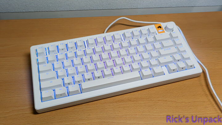 【開箱】磁軸機械軸雙重並行 | Glorious GMMK 3 HE 75 WHITE