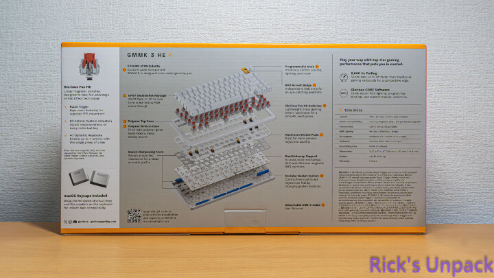 【開箱】磁軸機械軸雙重並行 | Glorious GMMK 3 HE 75 WHITE