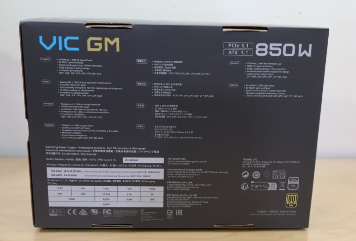 FSP 全漢 3千元級別全模金牌新品 VIC GM