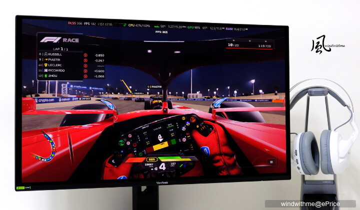 ViewSonic XG2738-2K-OLED兼顧240Hz高速電競與鮮豔色彩開箱分享