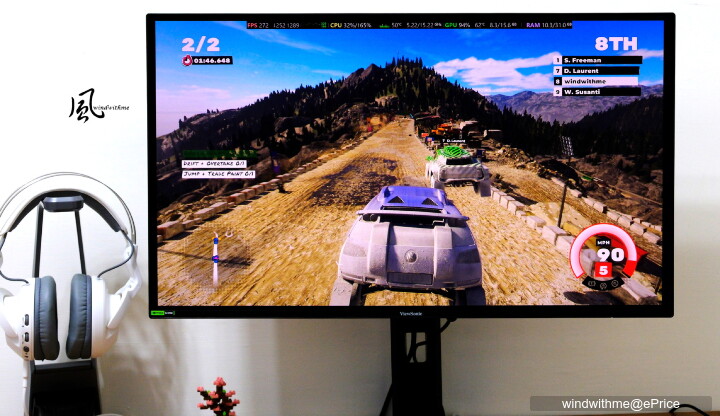 ViewSonic XG2738-2K-OLED兼顧240Hz高速電競與鮮豔色彩開箱分享