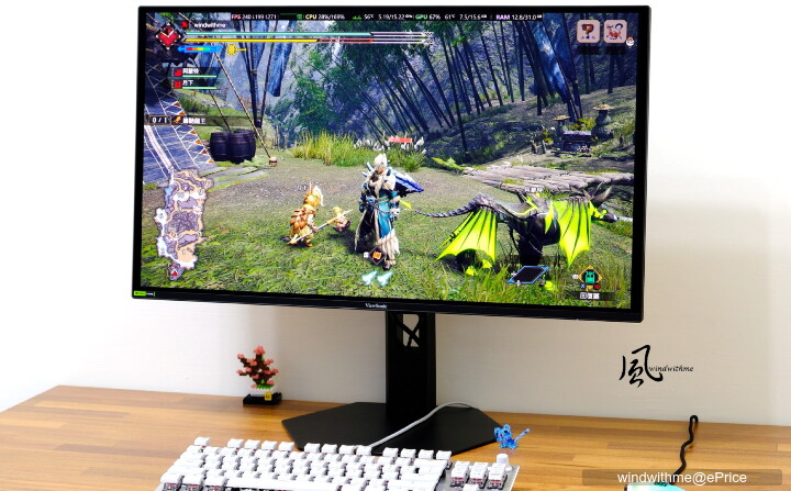 ViewSonic XG2738-2K-OLED兼顧240Hz高速電競與鮮豔色彩開箱分享
