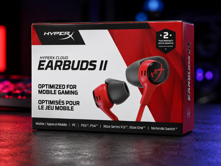 千元耳道式遊戲耳機 HyperX Cloud Earbuds II