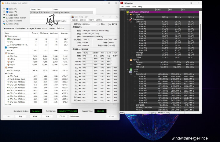 白色木紋新風格：X870E AERO X3D WOOD搭FRAME 5000D WOOD RS實測