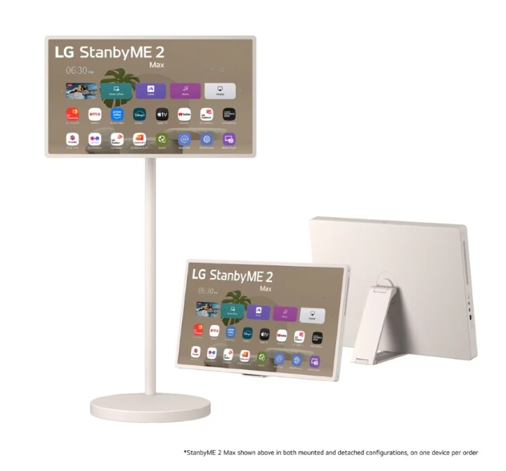  LG StanbyME 2 Max大閨蜜機即將在台預購