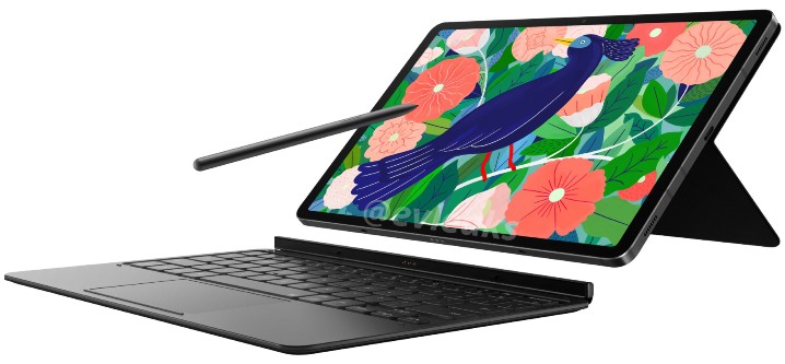 三星Galaxy Tab S7 系列鍵盤蓋、S Pen 外觀流出