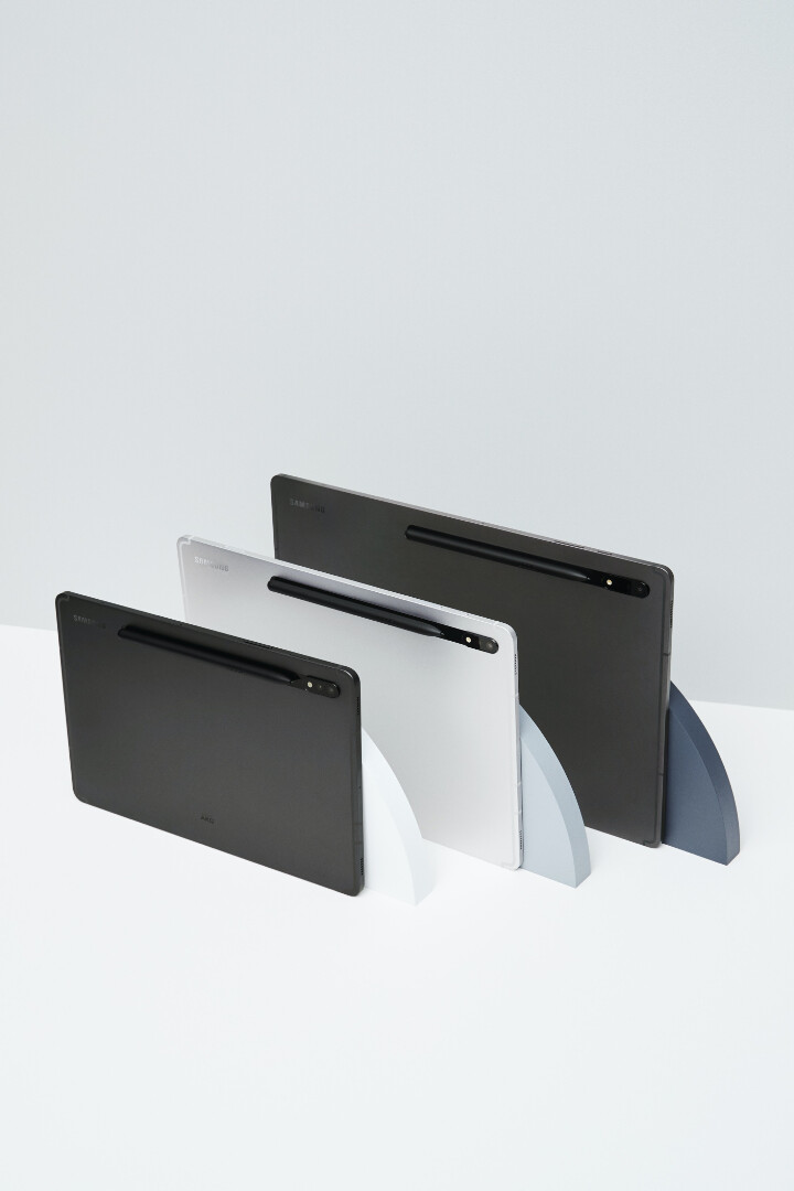 三星 Galaxy Tab S8 系列官方宣傳素材提前曝光，全系列支援 45W 快充