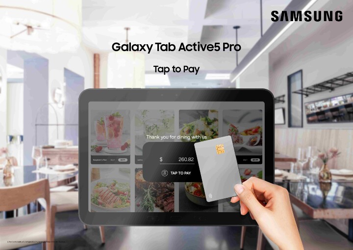 【新聞圖片6】Galaxy-Tab-Active5-Pro導入正面NFC感應功能,提升使用便利性,滿足有賴快速、安全互動的零售、飯店和物流業需求。.jpg 【新聞圖片6】Galaxy-Tab-Active5-Pro導入正面NFC感應功能,提升使用便利性,滿足有賴快速、安全互動的零售、飯店和物流業需求。.jpg
